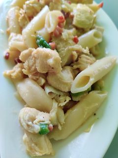 Mézes - mustáros penne recept fotója