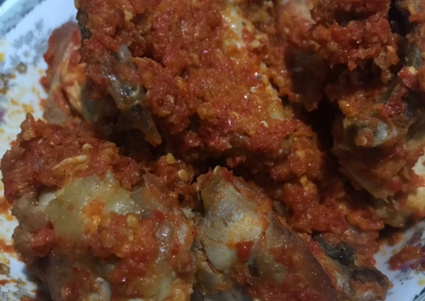 Ayam balado super simple