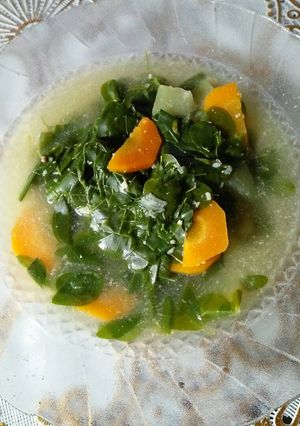 Foto resep Bobor Daun Kelor Segar Sehat