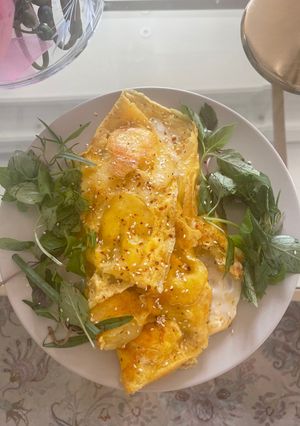 A picture of Sliced Potatoes Omelette.