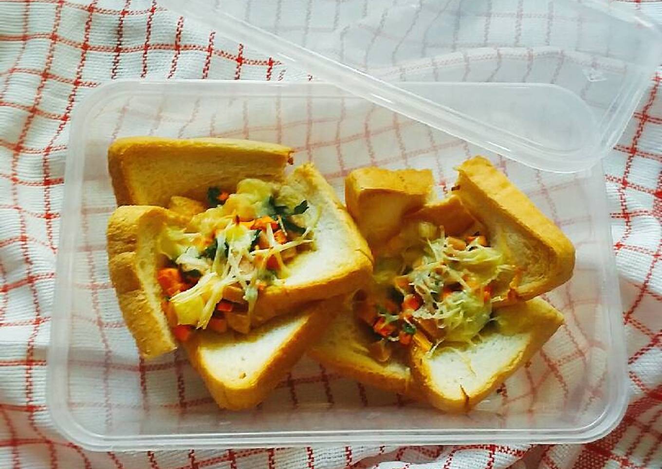 Roti oven sayuran