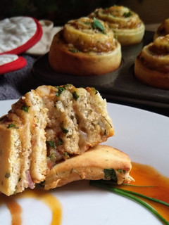 A picture of Potatoes cinnamon rolls.