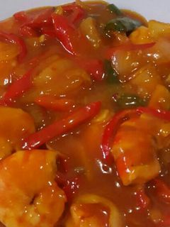 Foto resep Udang saos padang