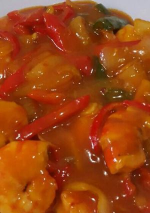 Foto resep Udang saos padang