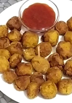 A picture of Crispy Soyabean fry.