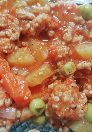 Una foto de Picadillo seco!