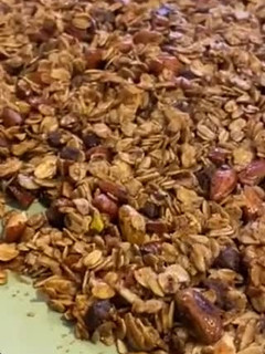 Una foto de Granola en casa!