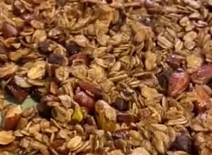 Una foto de Granola en casa!