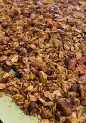 Una foto de Granola en casa!