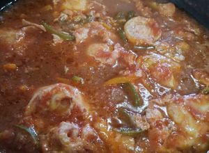 Una foto de Shakshuka a la Cynthia Serena