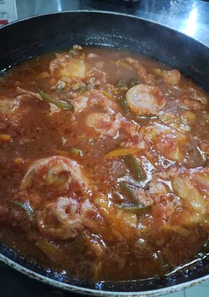 Una foto de Shakshuka a la Cynthia Serena