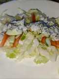 Iceberg Lettuce Salad with Yoghurt Dressing