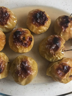 Una foto de Manzanas asadas con canela