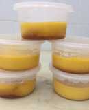 Flan bí đỏ cho bé ăn dặm