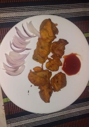 A picture of Rawjackfruit pakoda.