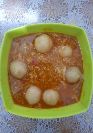 Foto resep Cilok kuah pedas