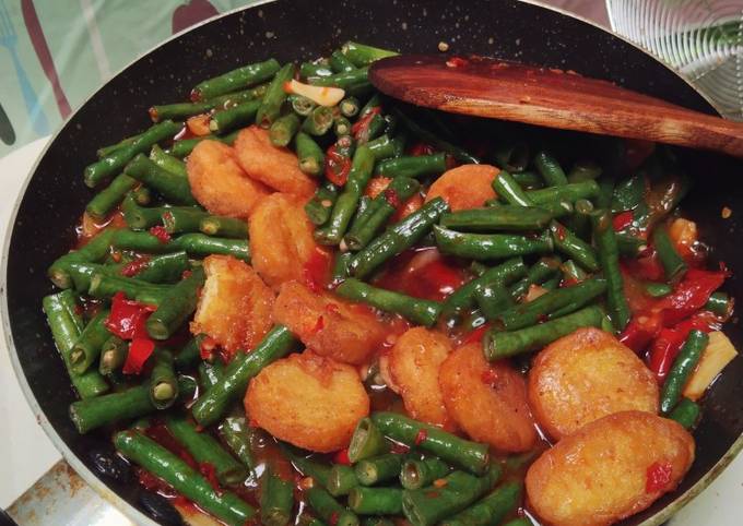 Resep Sambal tumis kacang panjang Tofu oleh Dian Dianty - Cookpad