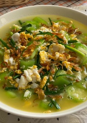 Foto resep Oseng oyong kuah telur