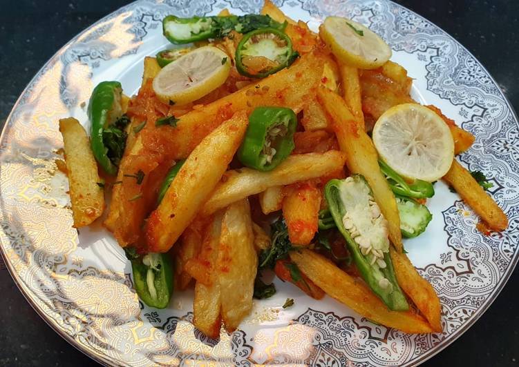 How to Prepare Eating on a Dime Aaloo finger spicy karahi
