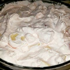 A picture of Strawberry Cheesecake Salad.