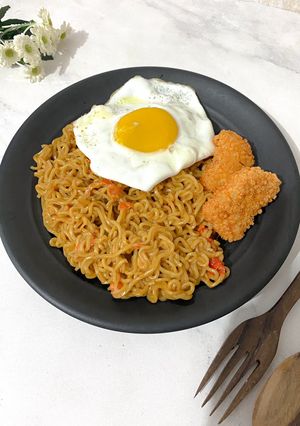 Foto resep Indomie spicy garlic cheese