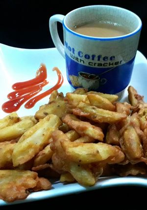 A picture of Pakorha Fries.