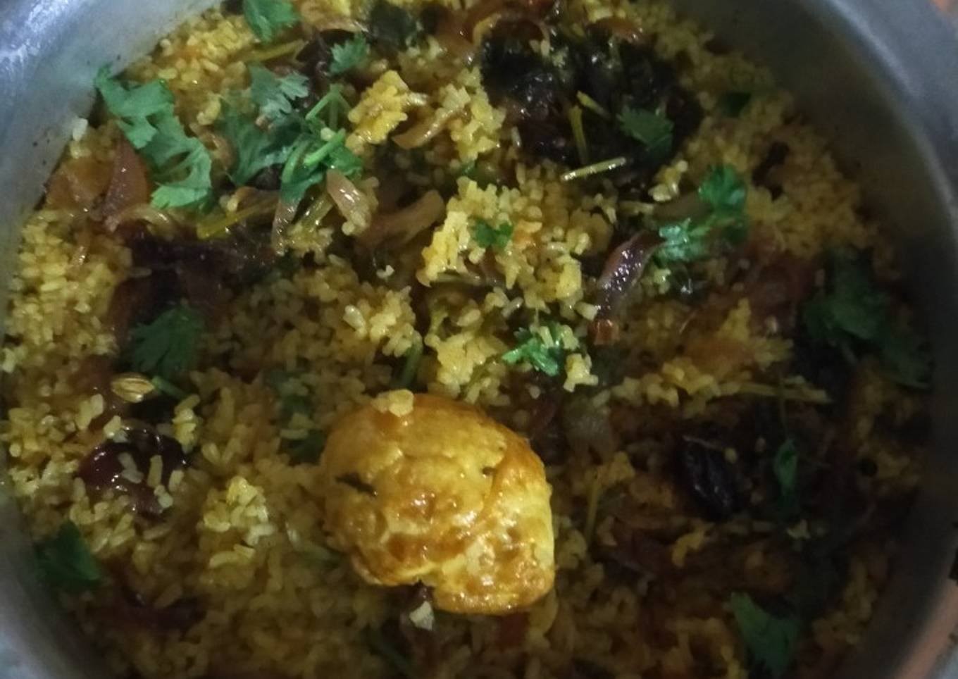 Egg biryani