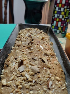 Una foto de ~ Budín integral con frutos secos 🥜🌰🧉