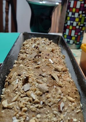 Una foto de ~ Budín integral con frutos secos 🥜🌰🧉