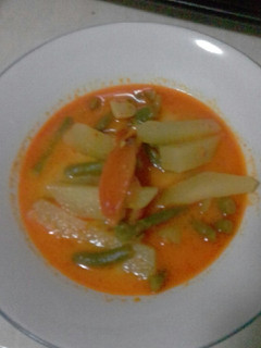 Foto resep Santan labu siam n kacang panjang