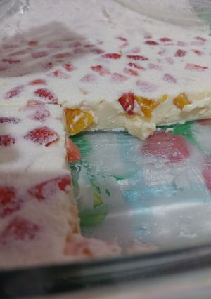 Una foto de Postre de frutas