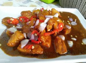 Foto resep Ayam bumbu pecel, enk bgt kayak mkn sate tapi lbh enak ini 😋👍