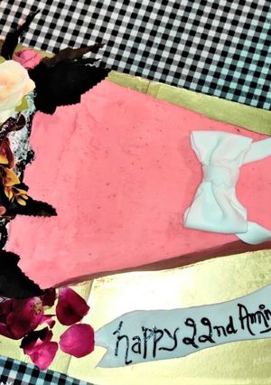 A picture of Bouquet Of Flowers Cake.