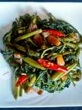 Kang Kao Stir Fried - Kalmi Saag/ Morning Glory/ Water Spinach