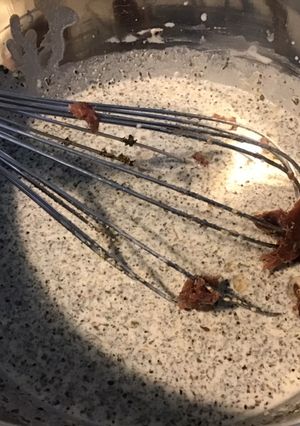Une photo de Sauce crème aux anchois et champignons (pour pâtes,légumes…)