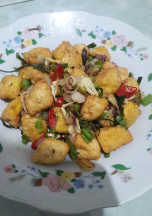 Foto resep Tahu goreng tepung tumis sambal matah