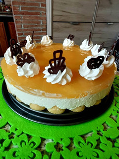 Babapiskotás ananász torta recept fotója