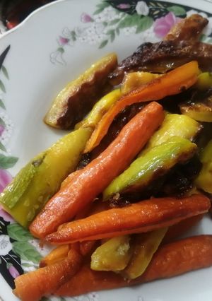 عکسی از دستور کدو و هویج