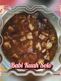 Babi kuah solo
