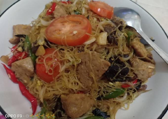Cara Membuat Bihun goreng ala kadarnya Gampang