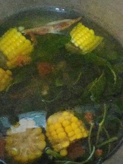 Foto resep sayur bening bayam jagung manis