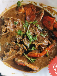 A picture of Srilankan crab curry # surf.