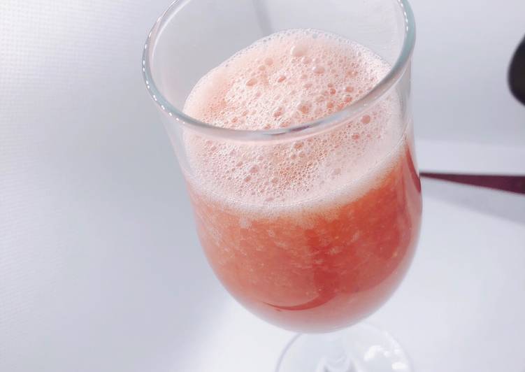 Recipe: Yummy Watermelon smoothies This is Secret Recipe  From My Kitchen !!