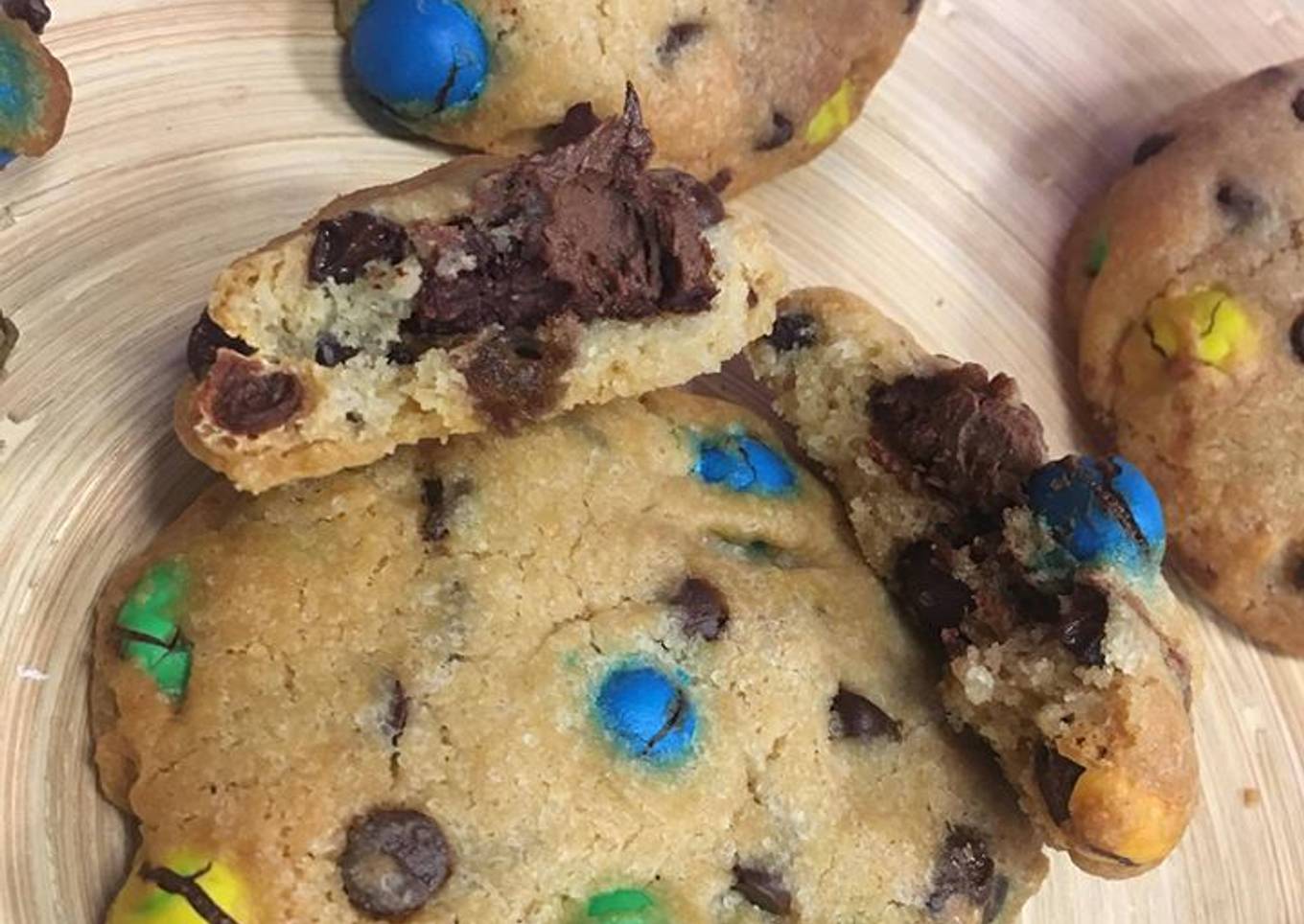 Cookies M&MS Nutella