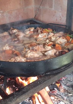 Una foto de Pollo al disco 🥘