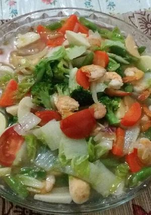 Foto resep Sayur bening bakso udang
