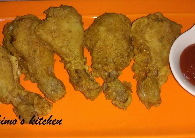 دبابيس الدجاج المقرمشة الحاره (كنتاكي) 🍗🌶️