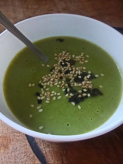Una foto de Crema de lechuga