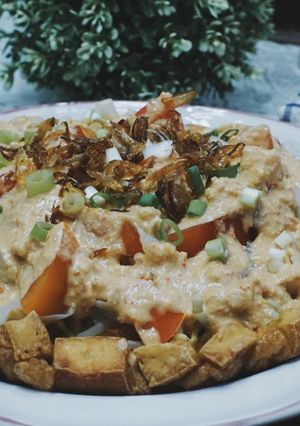 Foto resep Tahu Telur Saus Kacang Mede