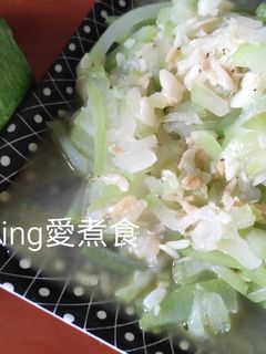 10分鐘上菜-蝦皮炒水蒲瓜 的食譜成品照片